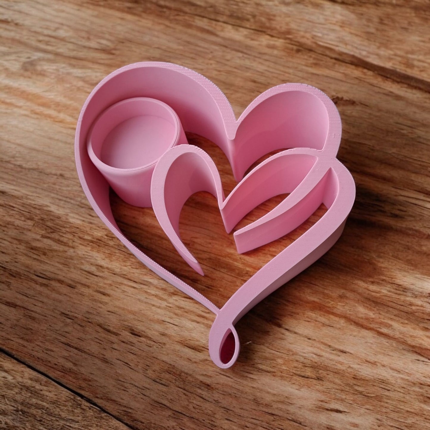 "Two Hearts" Tealight Holder