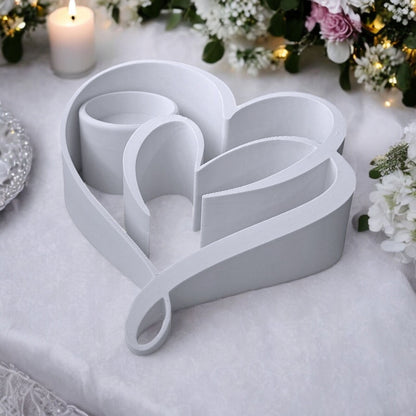 "Two Hearts" Tealight Holder