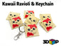 Kawaii Ravioli Keychain