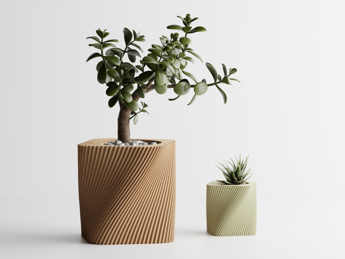 Twisted Ribbed Planter