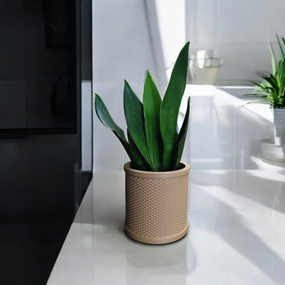 Rattan Textured Retro Planter