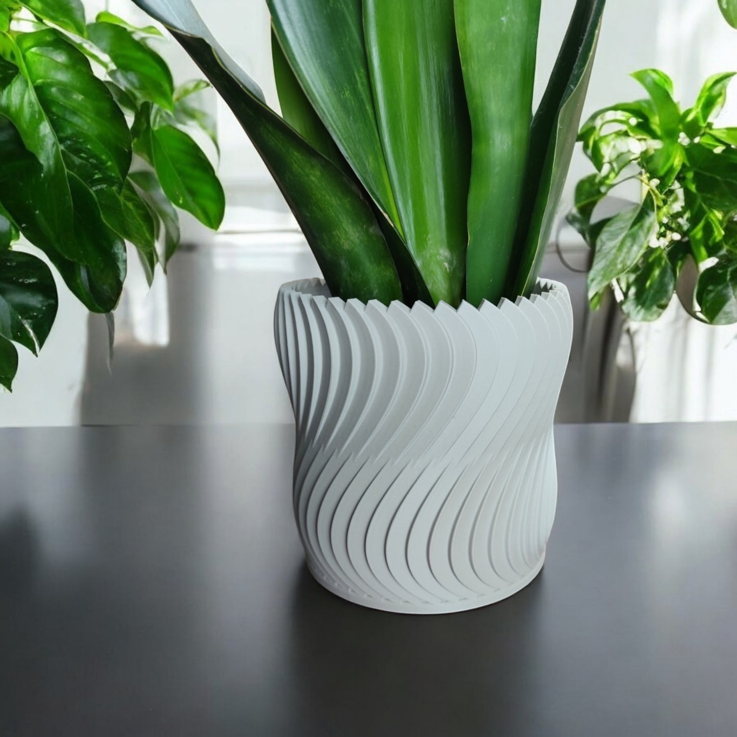 Turbines to Terracotta Planter