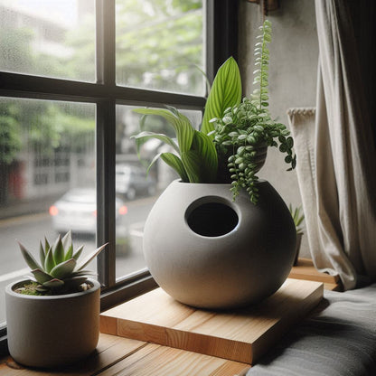 Self-Watering minimalist planter