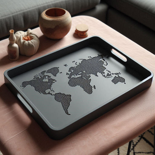 "One World" Designer Tray